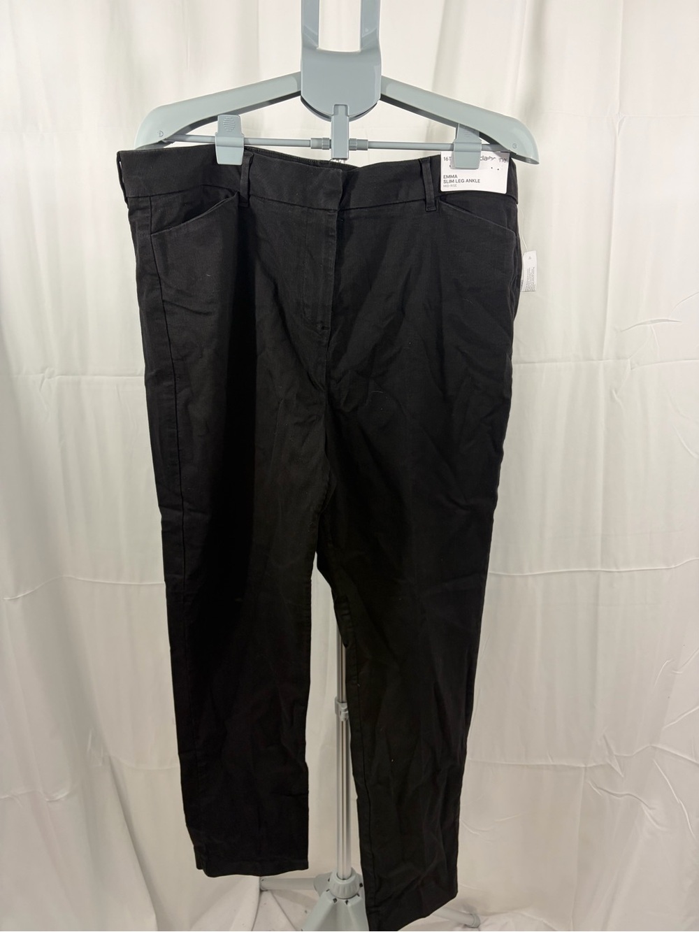 NWT Liz Claiborne Women’s Size 16T Black Dress Pants Slim Leg Ankle